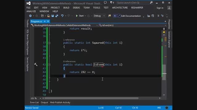 آموزش کار با extension method ها در سی شارپ