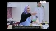 حمله آشپز به خانم مجری