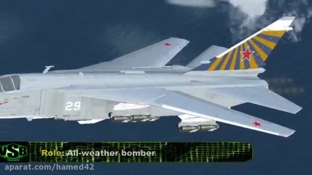 بررسی جنگنده روسی Su-24 (با کیفیت HD)