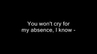 Missing - Evanescence - Lyrics