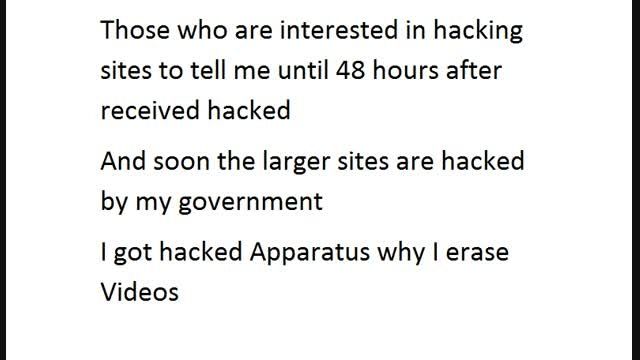 I tell everybody wants his site hacked