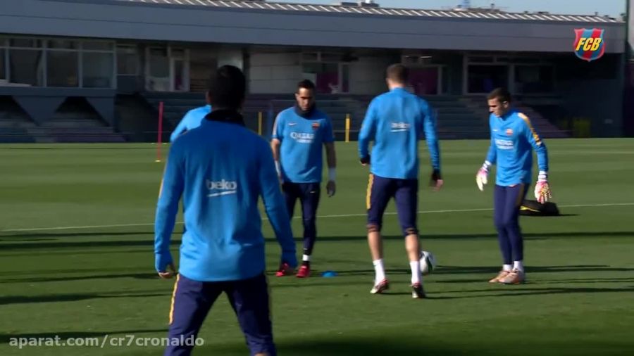 تمرینات بارسلونا (03.12.2015)