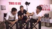 zayn . Louis .Liam  of one direction have lace race cha
