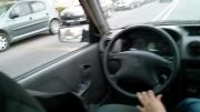رانندگی با سایپا 111 بدون راننده!