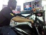 DYNO RUN CB400 V-TEC III with MORIWAKI short Exhaust fullsystem(SINGAPORE)