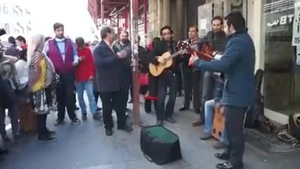 اجرای کنسرت خیابانی قشنگ چند ایرانی در خارج از کشور...