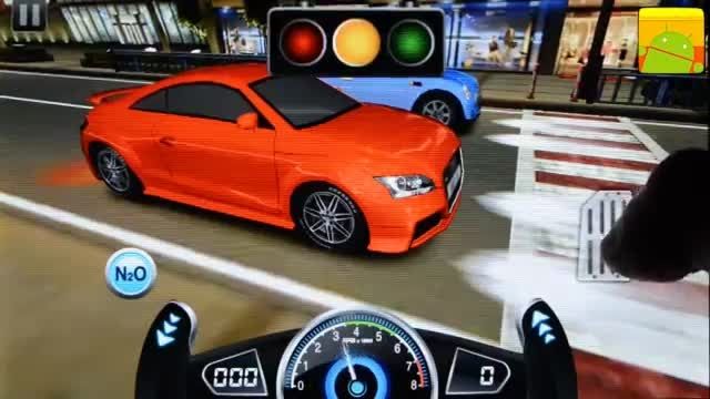 گیم پلی بازی اندرویدی Drag Racing 3D
