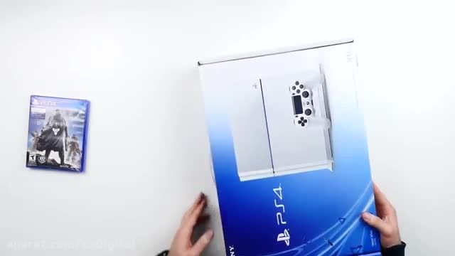جعبه گشایی PS4 سفید باندل دستنی