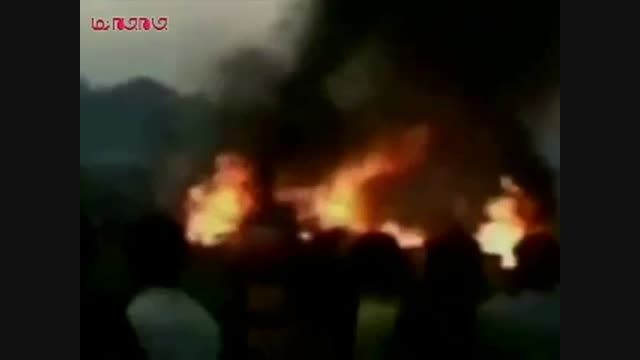 سقوط هواپیمای روسی در سودان فیلم گلچین صفاسا