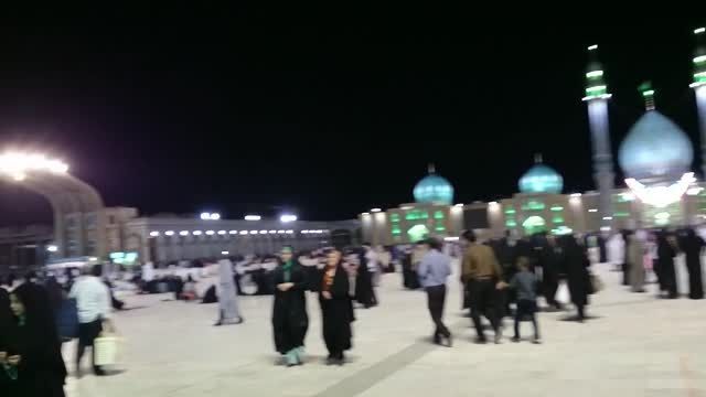 لحظه ی ورود به مسجد مقدس جمکران