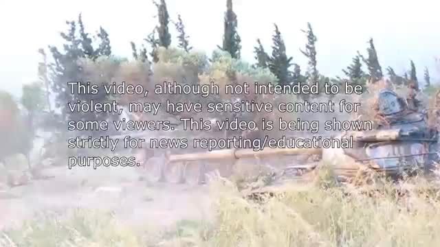 انفجار مقر نیروهای ارتش سوریه توسط تروریست های وحشی