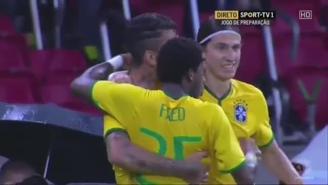 برزیل 1 - 0 هندوراس (گل روبرتو فیرمینو)