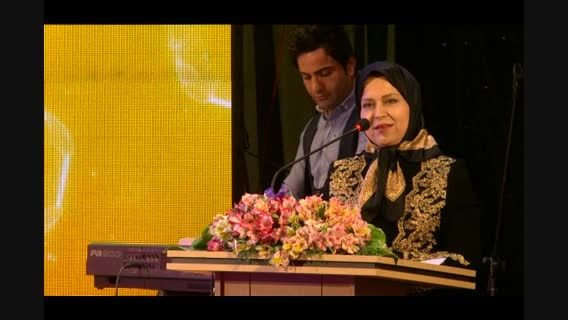 سخنرانی فریبا علومی یزدی به عنوان رییس 5 جشنواره مجریان