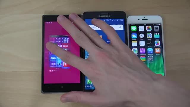 W10 vs iOS 8.3 vs Android 5