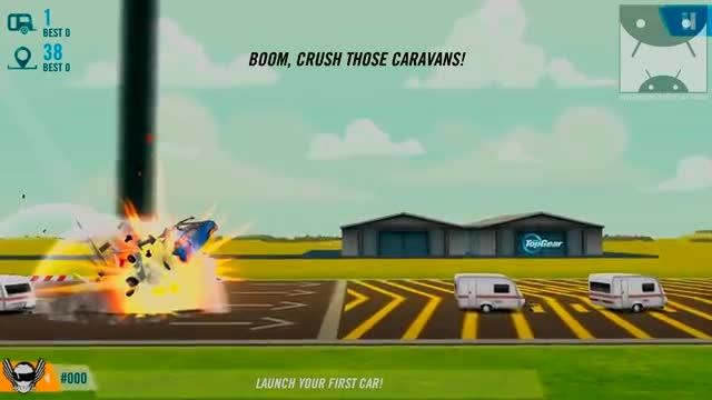 گیم پلی بازی اندرویدی Top Gear: Caravan Crush