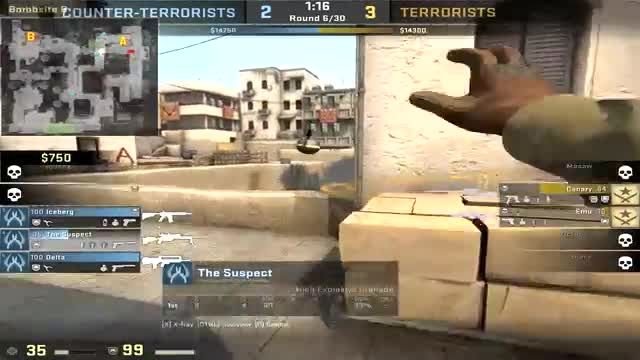 WORST HACKER IN CSGO - HOW TO NOT WALL HACK
