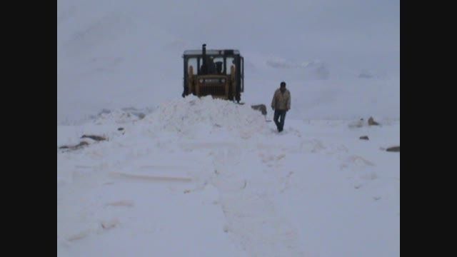 برف روبی راههای روستایی