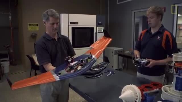 هواپیمای بدون سرنشین ساخته شده با پرینتر سه بعدی