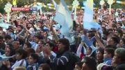 هواداران آرژانتین بعد از پیروزی مقابل هلند