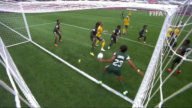 خلاصه بازی سوئد و نیجریه - جام جهانی زنان کانادا ۲۰۱۵