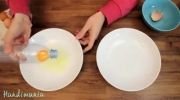 چگونه زرده تخم مرغ را در زمان54 ثانیه از سفیده جدا کنیم