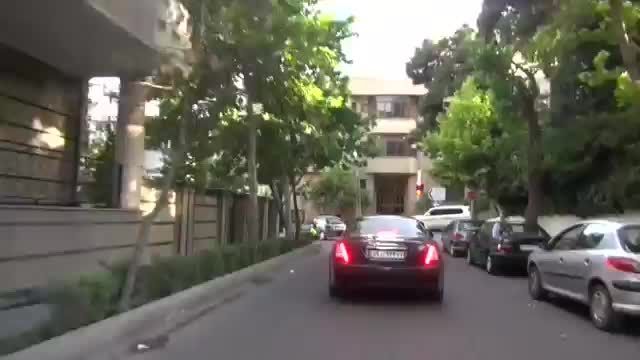 تعقیب مازاراتی گرند توریزمو در تهران خیابان فرشته