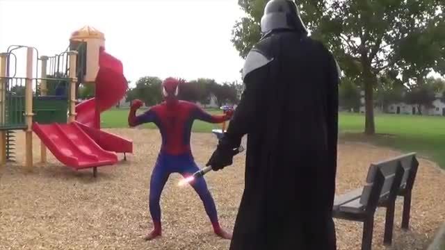 The Amazing Spiderman vs Darth Vader