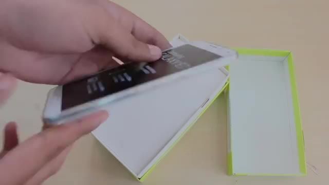 samsung E7 unboxing