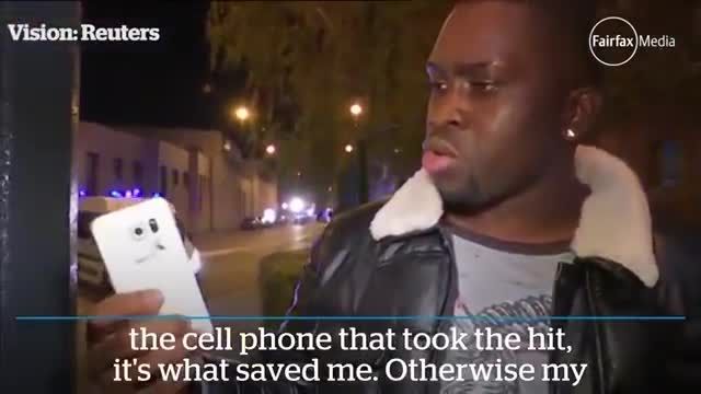 گلکسیS6 جان یک مرد را در حملات تروریستی فرانسه نجات داد