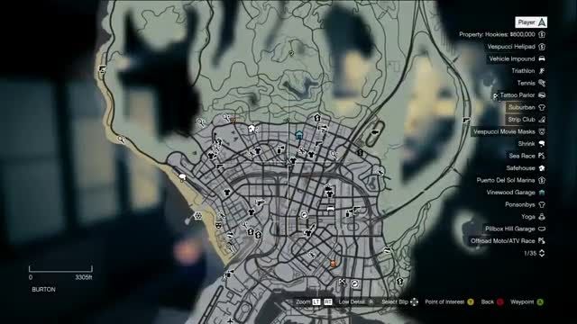 gta v | best place to put the mark getaway location