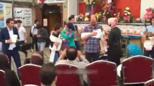 مومیایی کردن همسر با دستمال توالت در تهران