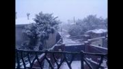 بارش شدید برف در مازندران (عکس های دیدنی از برف)