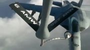 US Navy F/A-18 SuperHornets Mid-Air ReFueling