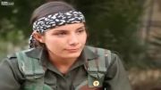 مصاحبه با یک دخترجوان بنام زوزان جودی کورددرگروه YPG