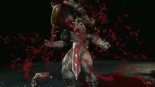 mortal kombat 9 zombie goro fatality