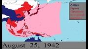 نقشه متحرک از جنگ جهانی دوم (اقیانوس آرام)