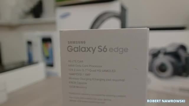 Samsung Galaxy S6 Edge Unboxing PL Rozpakowanie