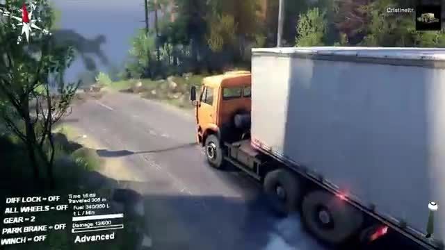 بازی اسپین تایر - رانندگی آفرود با کامیون های روسی