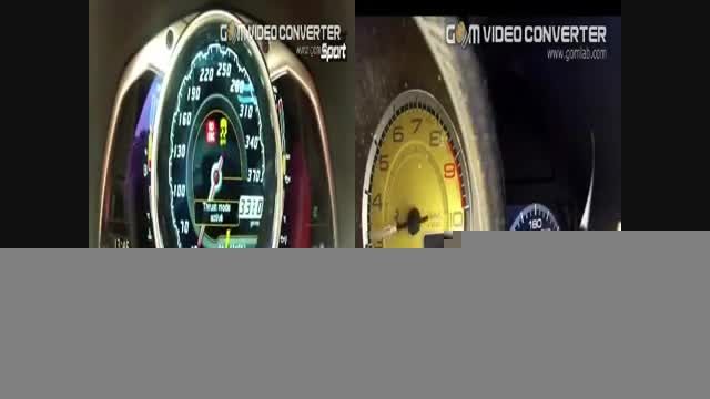 مقایسه شتاب لامبورگینی اونتادور با فراری F12