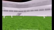 طراحی روشنایی و طرااحی 3d استادیوم بین المللی فوتبال