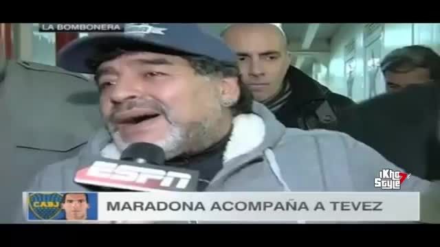 مارادونا :&quot;کارلوس توز قلب بوکاجونیورز است .&quot;