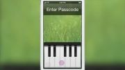 توییک زیبا برای پسکد لاک اسکرین piano passcode