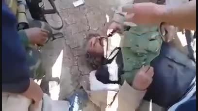 دستگیری یه قناصه داعشی توسط (الحشد الشعبی)