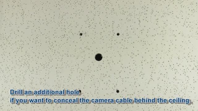 طریقه نصب دوربین تحت شبکه دام وندال ژئوویژن روی دیوار