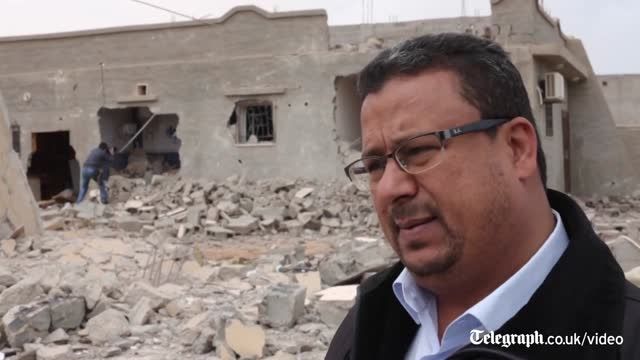 ویدیوئی از لیبی جنگ زده