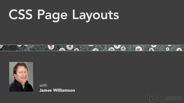 فیلم آموزش Welcome - CSS: Page Layouts