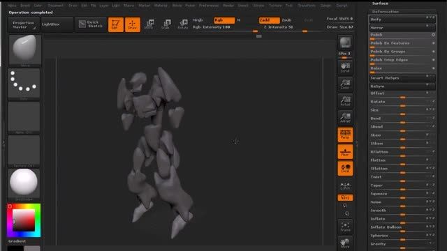 Creating a Sci-Fi Robot Warrior in ZBrush