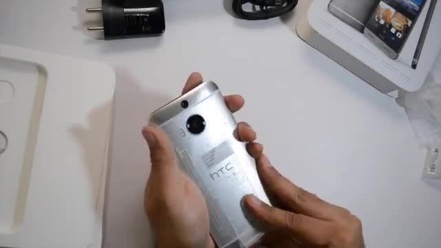 آنباکس HTC One M9+ (M9 Plus) Gold On Silver Unboxing