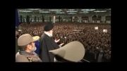 ورود مقام معظم رهبری در مصلای امام خمینی