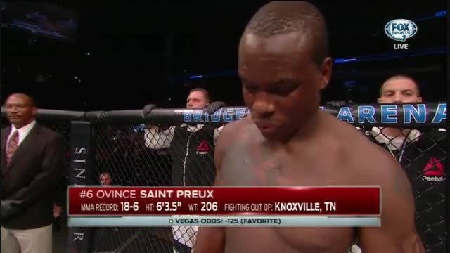 UFC Fight Night 73 Teixeira vs Saint Preux - Round 1
